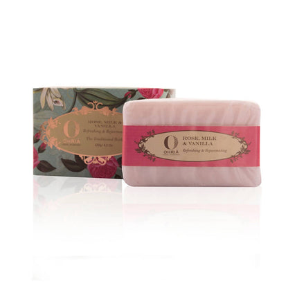 Ohria Ayurveda Rose Milk And Vanilla Bathing Bar