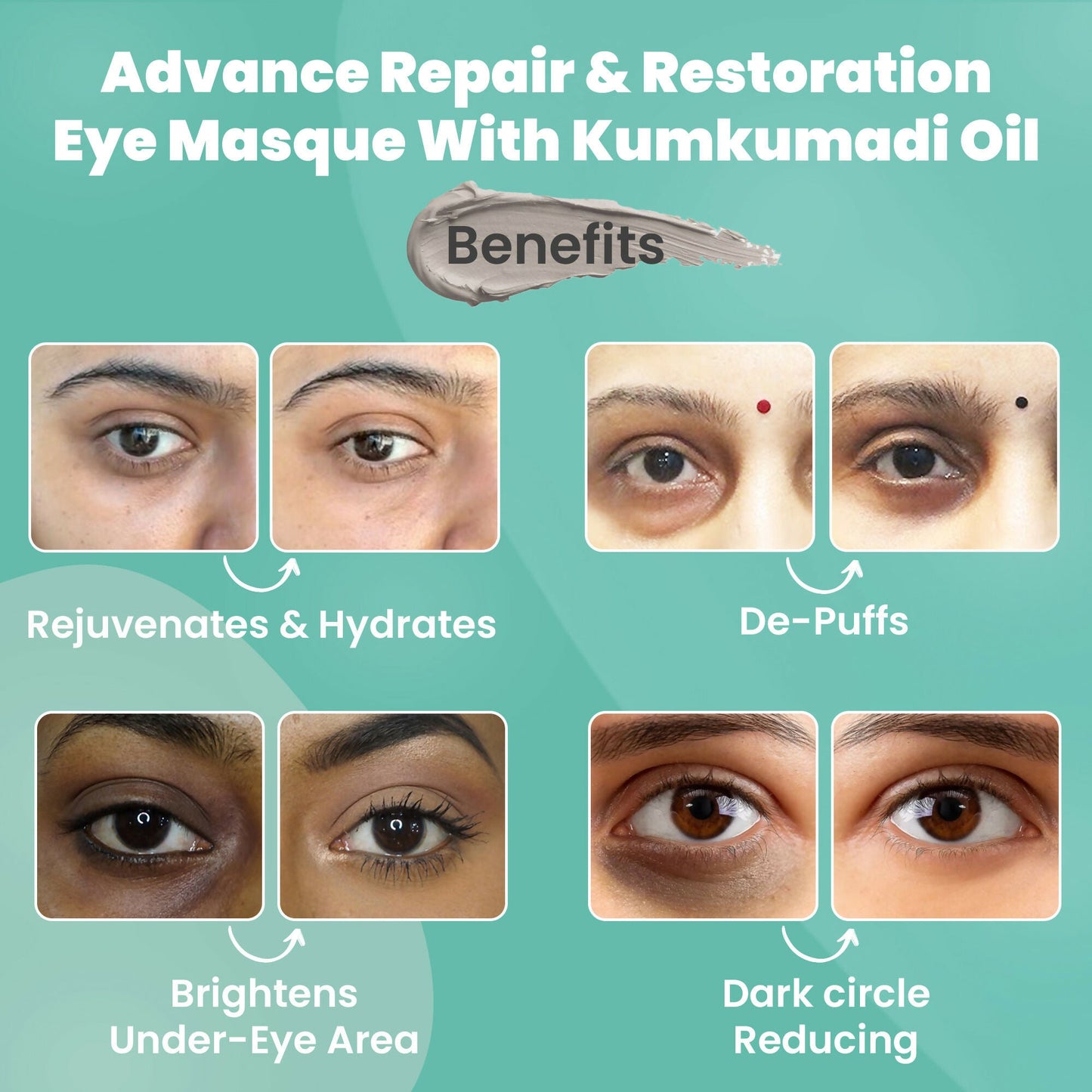 Wild Oak Advance Repair & Restoration Eye Masque