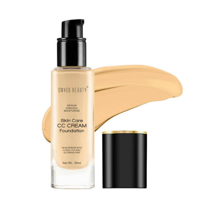 Swiss Beauty Skin Care CC Cream Liquid Foundation - 5 Pale Medium - BUDNE