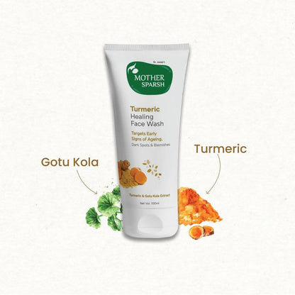 Mother Sparsh Turmeric Healing Face Wash