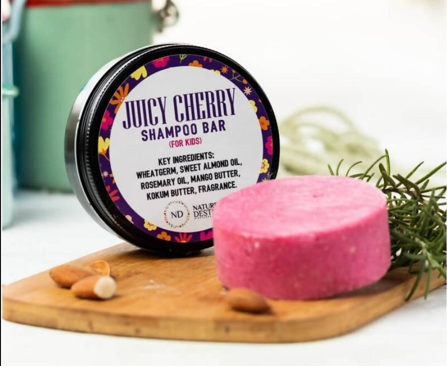 Nature's Destiny Juicy Cherry Shampoo Bar