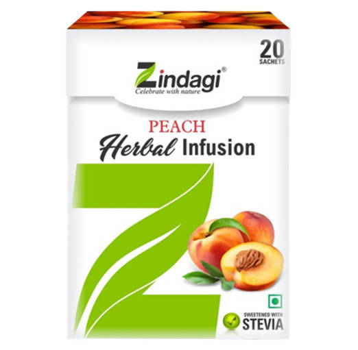 Zindagi Peach Herbal Infusion Sachets - 20GM