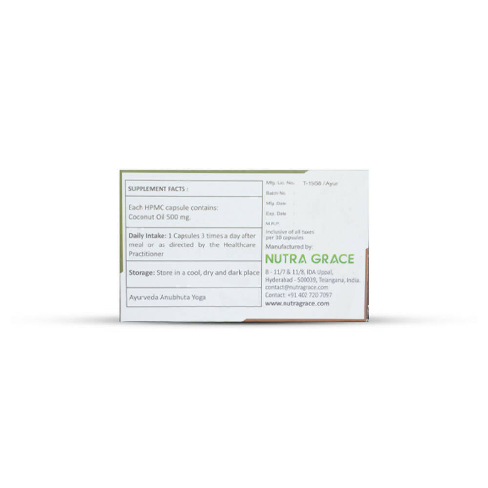 Nutra Grace Coconut Oil Capsules