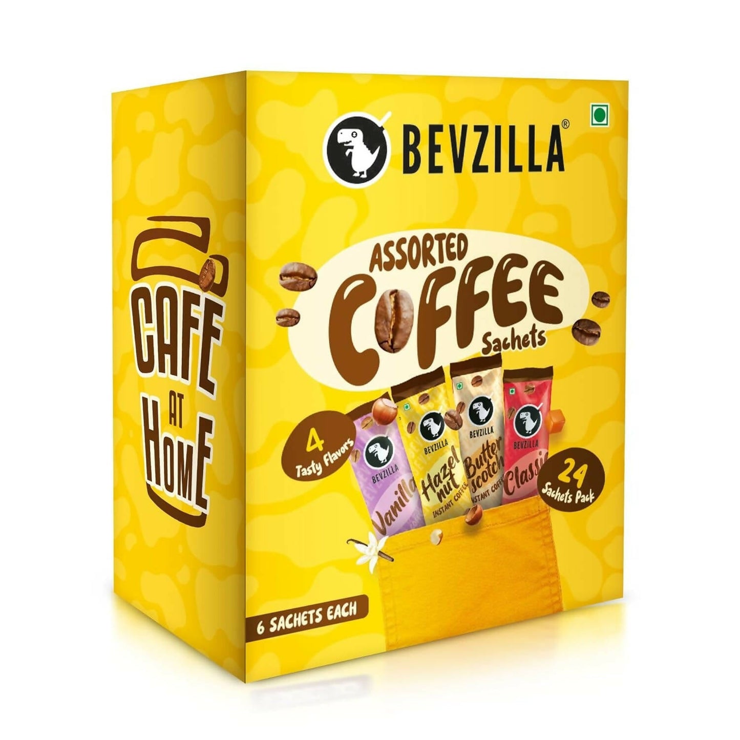 Bevzilla Instant Coffee Powder Sachets 100 % Arabica Coffee