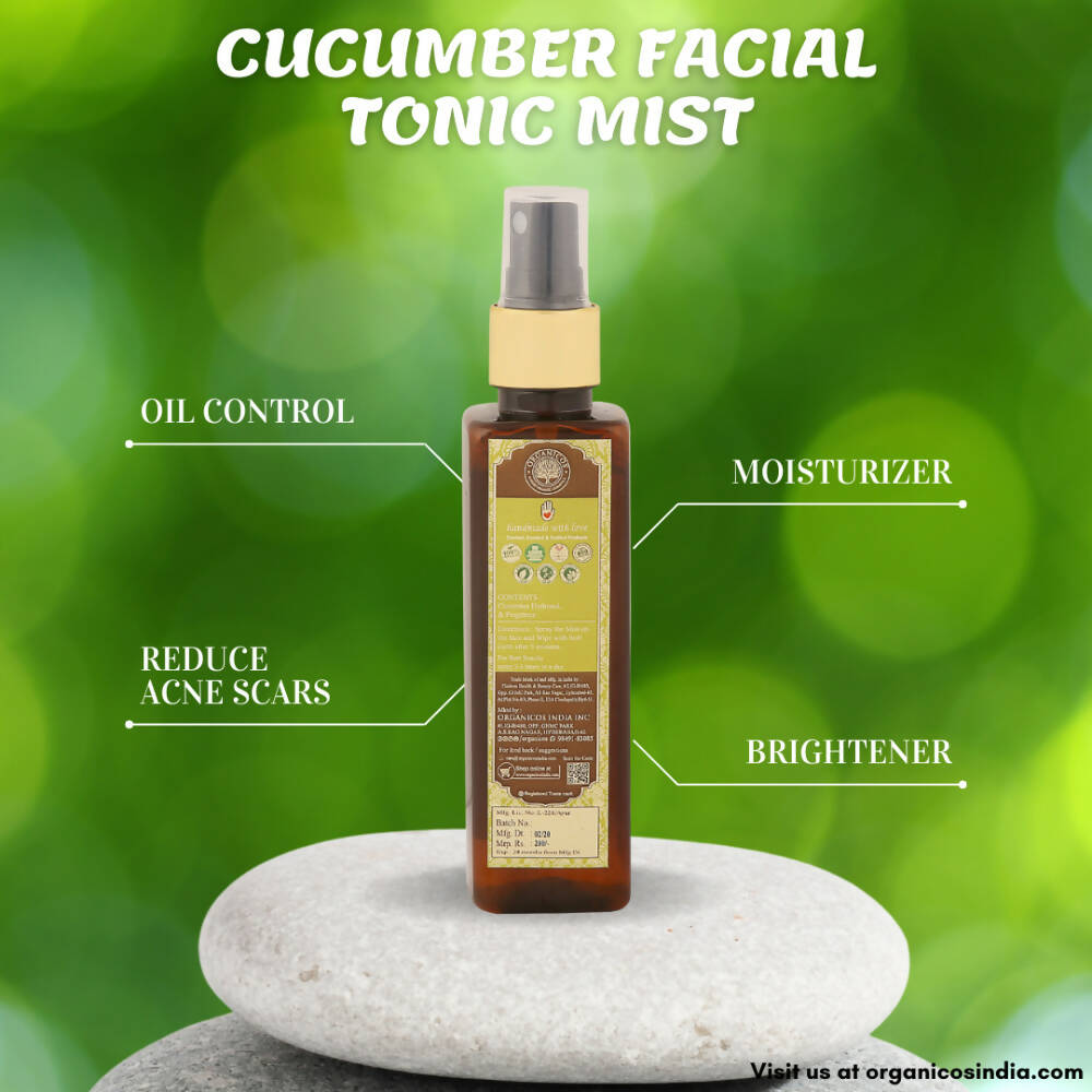 Organicos Cucumber Facial Tonic Mist
