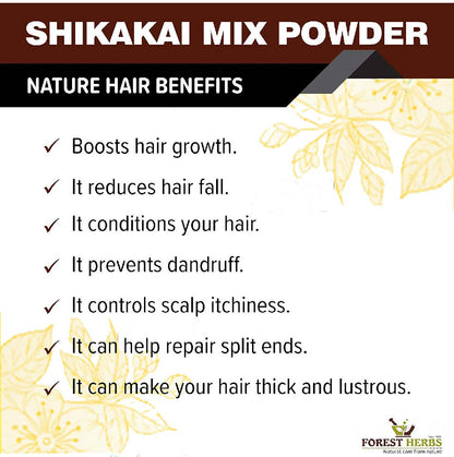 Forest Herbs Shikakai Mix Hair Care Powder