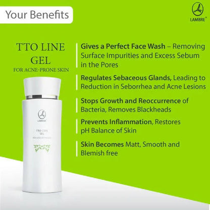 Lambre TTO Line Gel For Acne Prone Skin