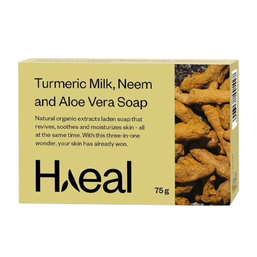 Haeal Turmeric Milk, Neem and Aloe Vera Soap - BUDNE