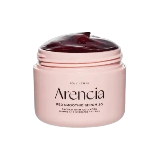 Arencia Red Smoothie Serum 30 - Anti-Aging Korean Serum with Vegan Collagen, Niacinamide & Peptides
