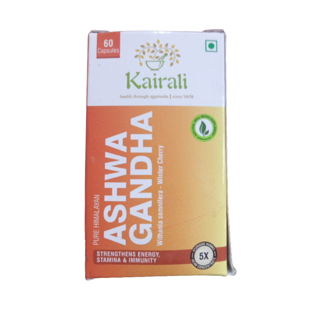 Kairali Ayurvedic Pure Himalayan Ashwagandha Capsules - BUDNE