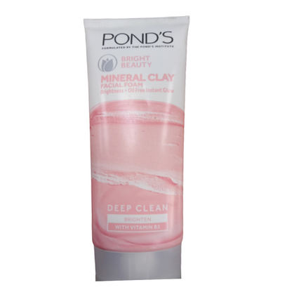 Ponds Bright Beauty Mineral Clay Facial Foam - BUDNE