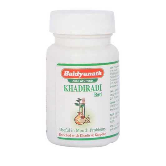 Baidyanath Khadiradi Bati - BUDNE