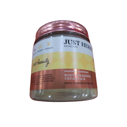 Just Herbs Body Luster Sandal -Turmeric Ubtan Pack - usa canada australia