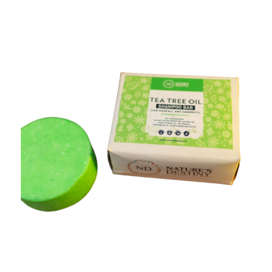 Nature's Destiny Tea Tree Oil Shampoo Bar - BUDEN