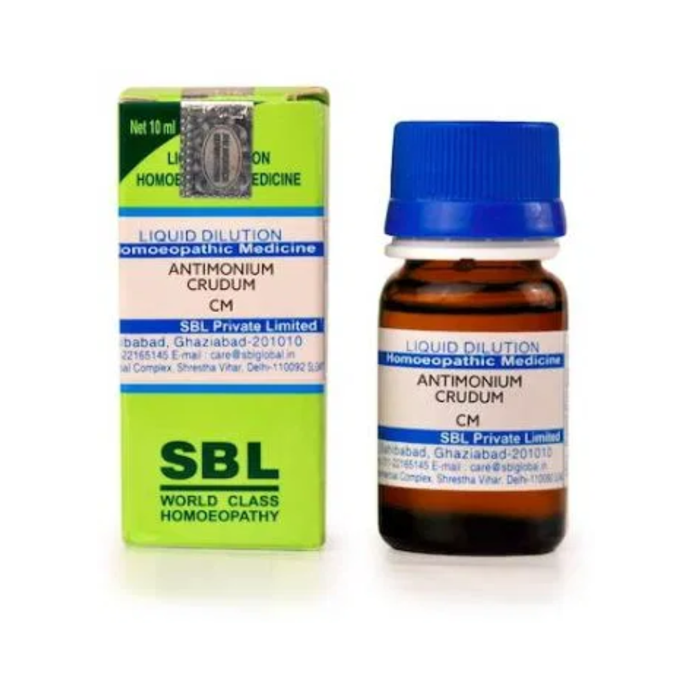 SBL Homeopathy Antimonium Crudum Dilution - BUDEN