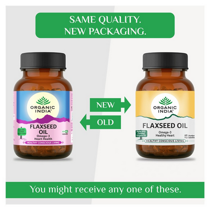 Organic India Flaxseed Oil Capsules