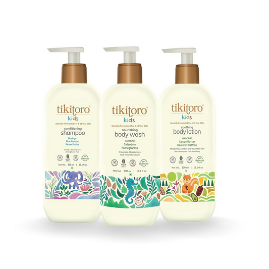 Tikitoro Kids Body & Hair Combo Kit - 600GM