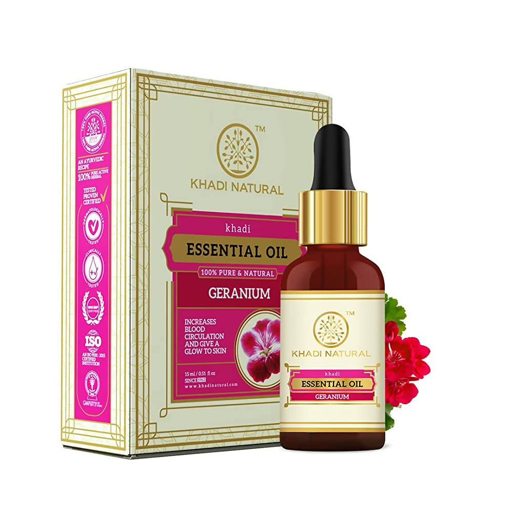 Khadi Natural Geranium Essential Oil