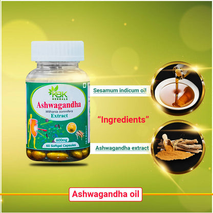 KBK Herbals Ashwagandha Extract Capsules