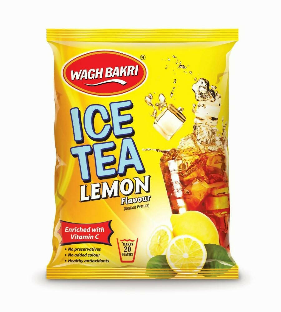 Wagh Bakri Instant Premix Ice Tea - Lemon Flavour - BUDNE