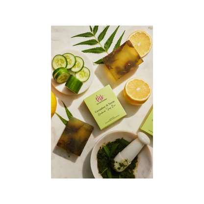 The Herb Boutique Cucumber And Neem Glycerine Soap Bar