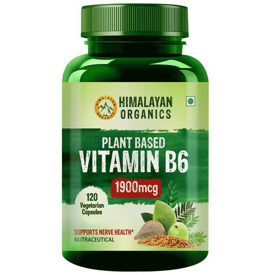 Himalayan Organics Plant-Based Vitamin B6 Capsules -  usa australia canada 
