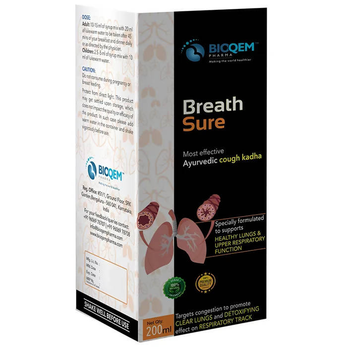 Bioqem Pharma Breath Sure Ayurvedic Kadha -  usa australia canada 