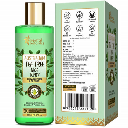 Oriental Botanics Australian Tea Tree Anti Acne Face Toner