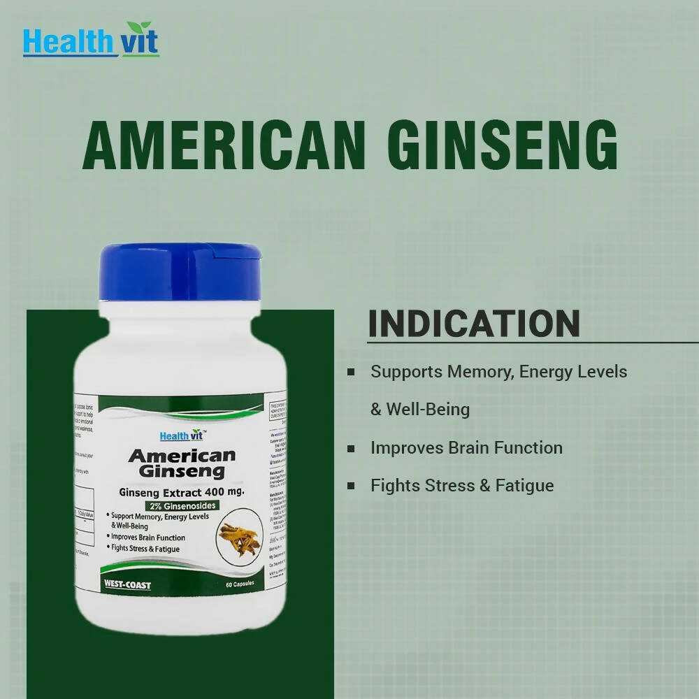 Healthvit American Ginseng Capsules