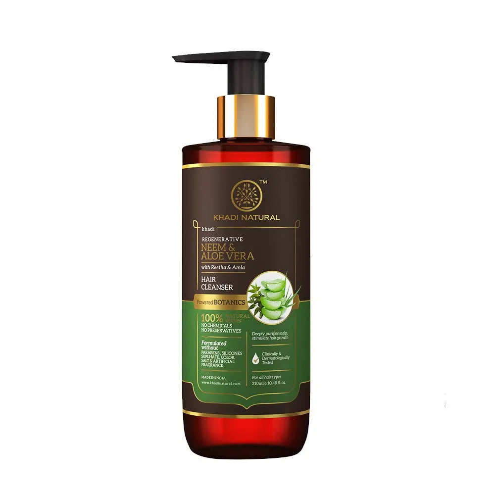 Khadi Natural Khadi Natural Neem & Aloe Vera Hair Cleanser With Reetha & Amla