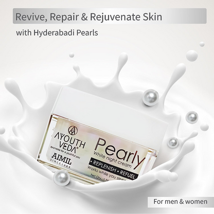 Ayouthveda Pearly White Night Cream