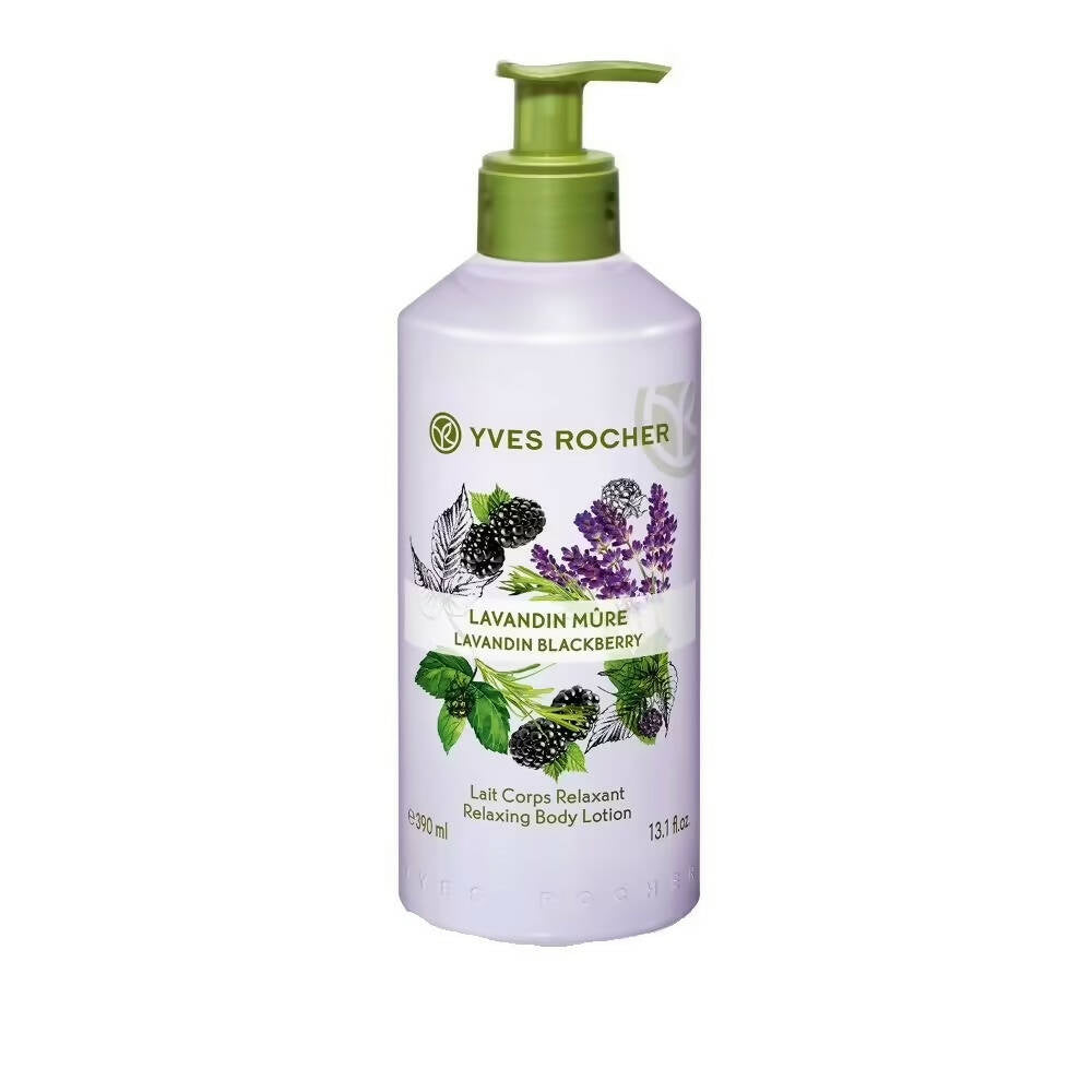 Yves Rocher Relaxing Body Lotion-Lavandin Blackberry - usa canada australia