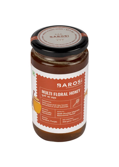 Barosi A2 Desi Cow Ghee & Multifloral Honey Combo
