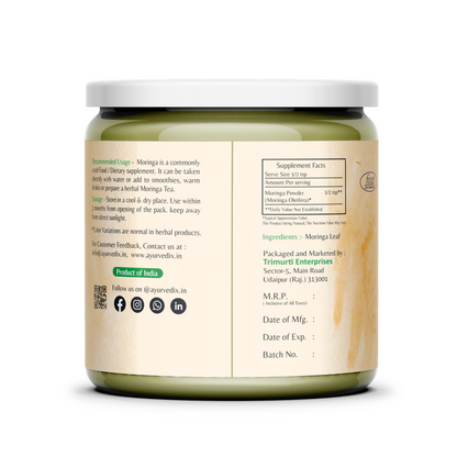 Ayurvedix Organic Moringa Leaf Powder