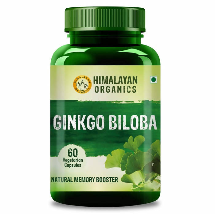 Himalayan Organics Ginkgo Biloba Vegetarian Capsules