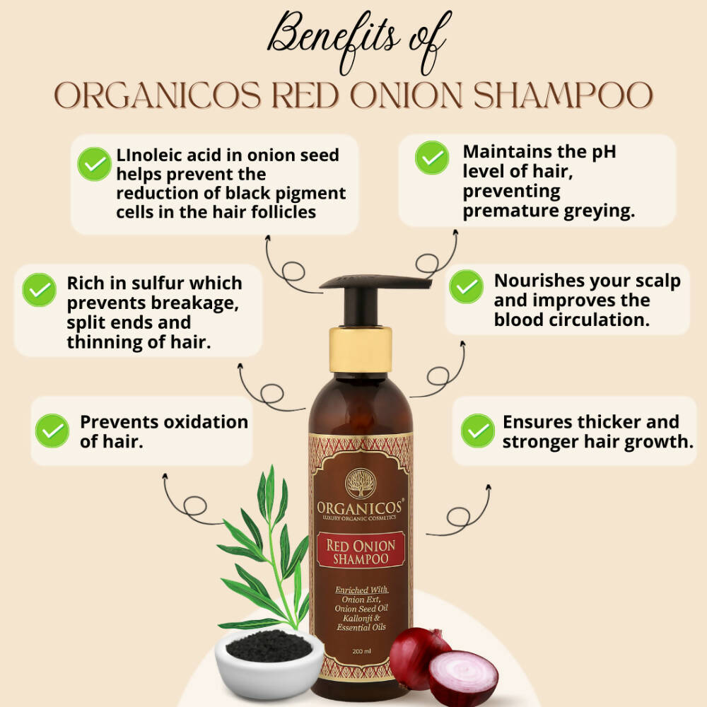 Organicos Red Onion Shampoo