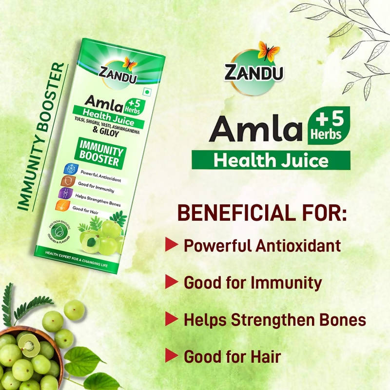 Zandu Amla + 5 Herbs Health Juice