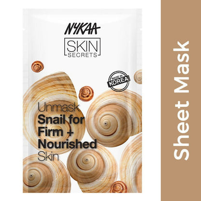 Nykaa Skin Secrets Exotic Indulgence Snail Sheet Mask For Firm & Nourished Skin