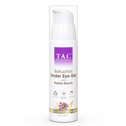 TAC - The Ayurveda Co. Bakuchiol Under Eye Gel with Potato Starch - BUDNE