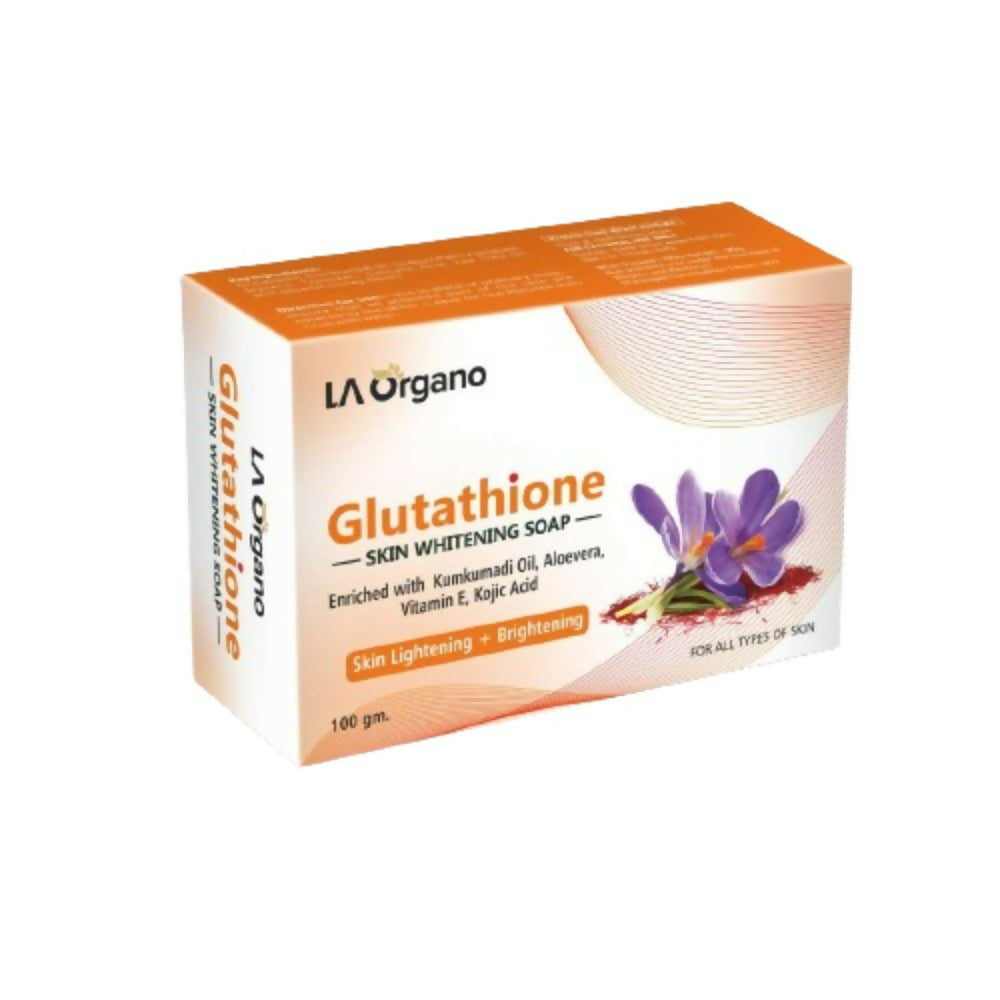 LA Organo Glutathione Kumkumadi Skin Lightening & Brightening Soap