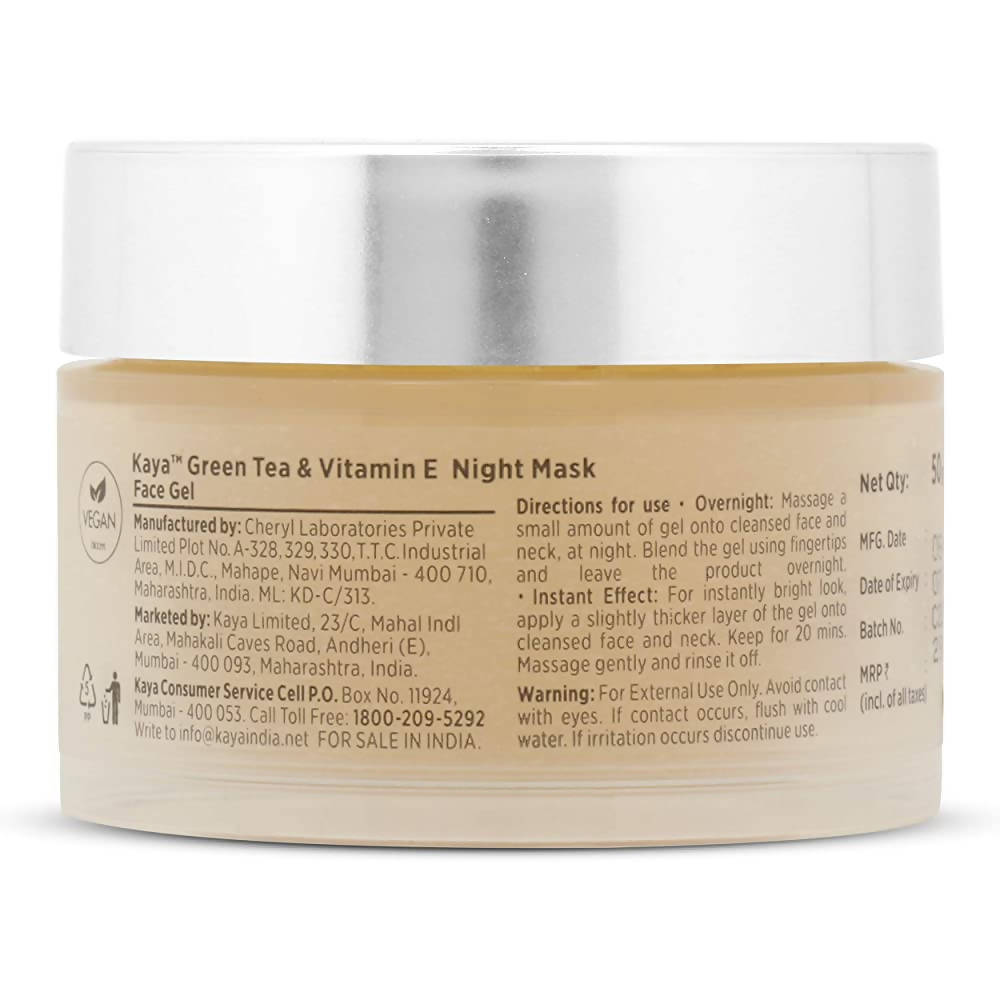 Kaya Green Tea And Vitamin E Night Mask