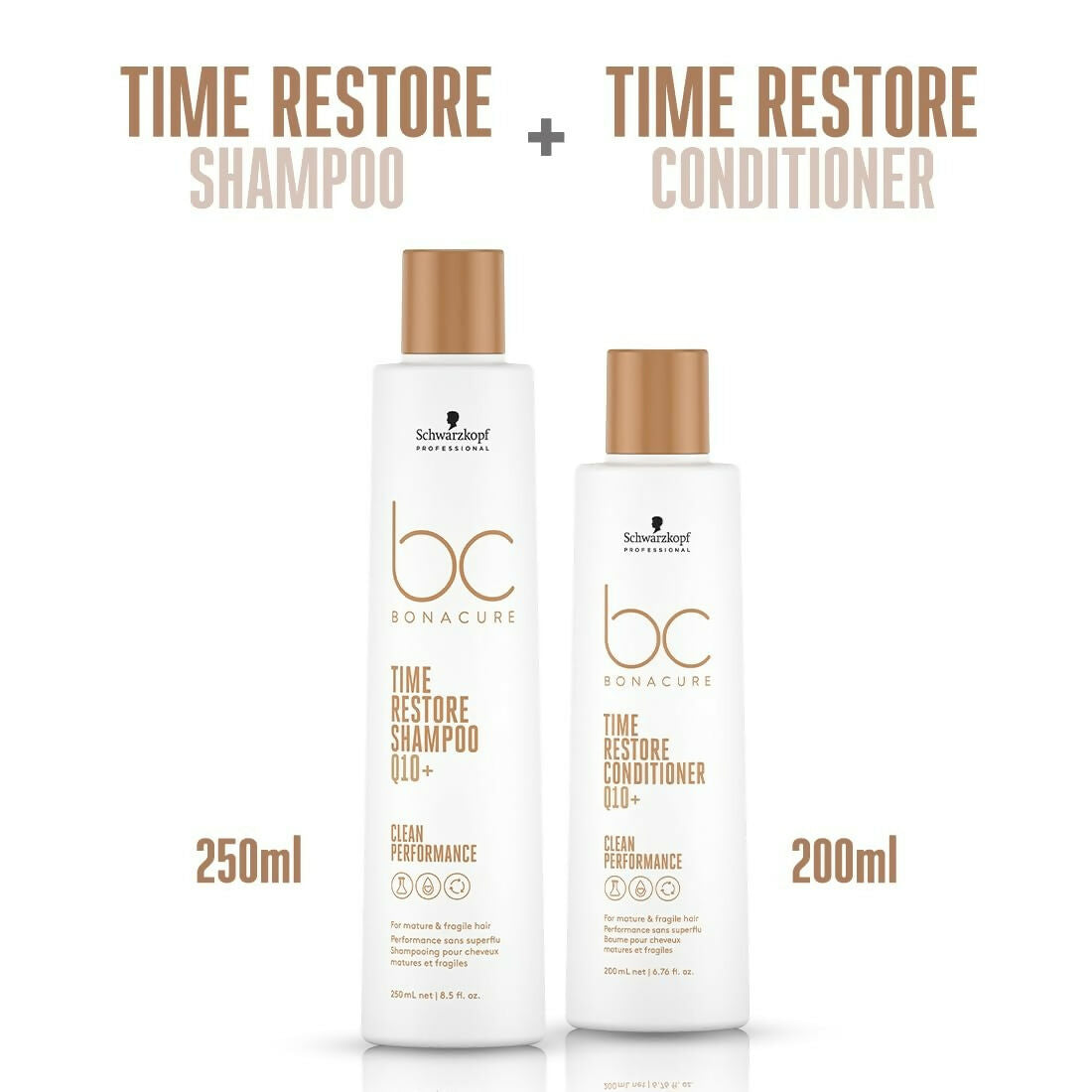 Schwarzkopf Professional Bonacure Q10 Time Restore Combo