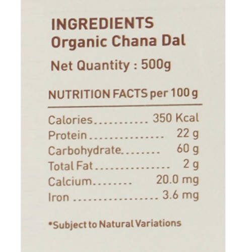 Pure & Sure Chana Dal Traditional Organic Pulses