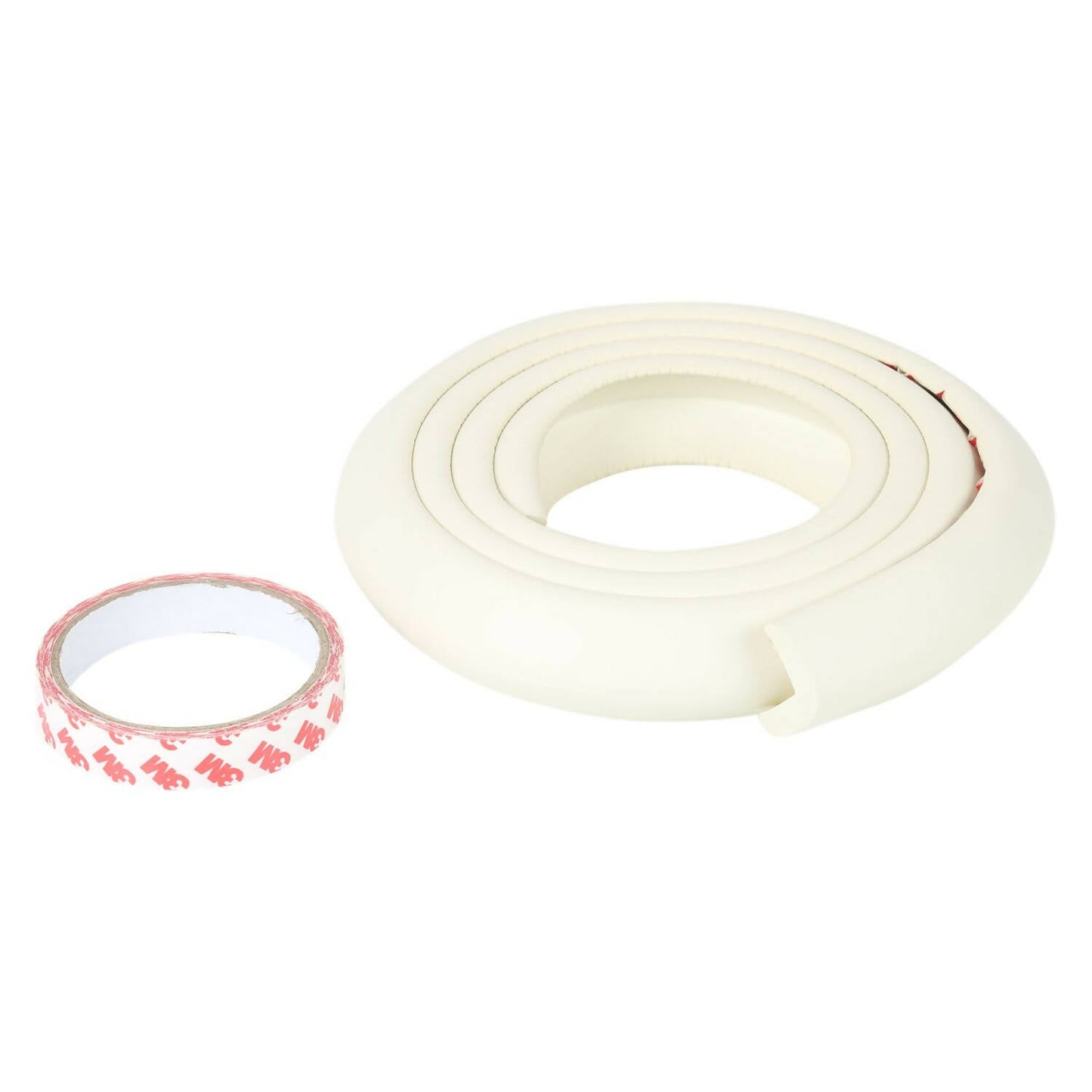 Safe-O-Kid Unique High Density L-Shaped 2 Mtr Long Large Edge Guard Strip- White