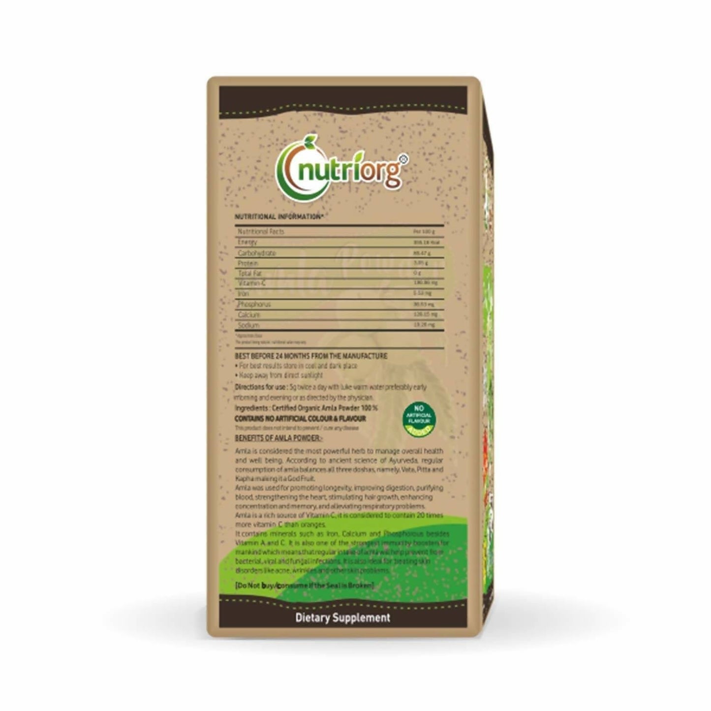 Nutriorg Certified Organic Amla Powder