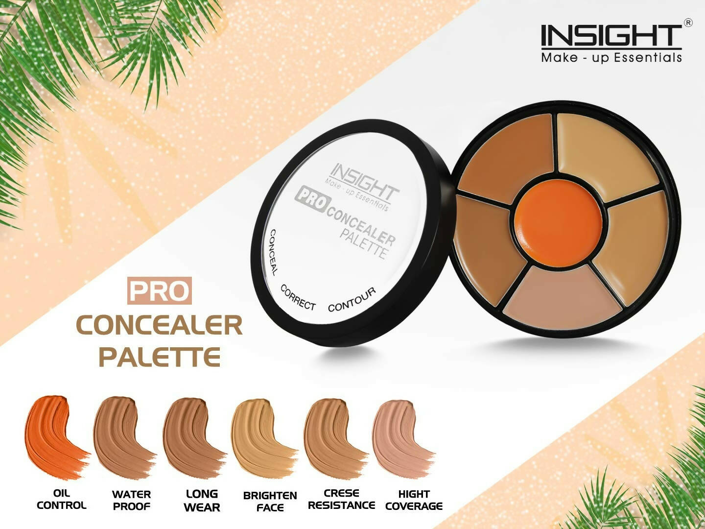 Insight Cosmetics Pro Concealer Palette-Concealer