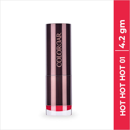 Colorbar Velvet Matte Lipstick Hot Hot Hot- 1.