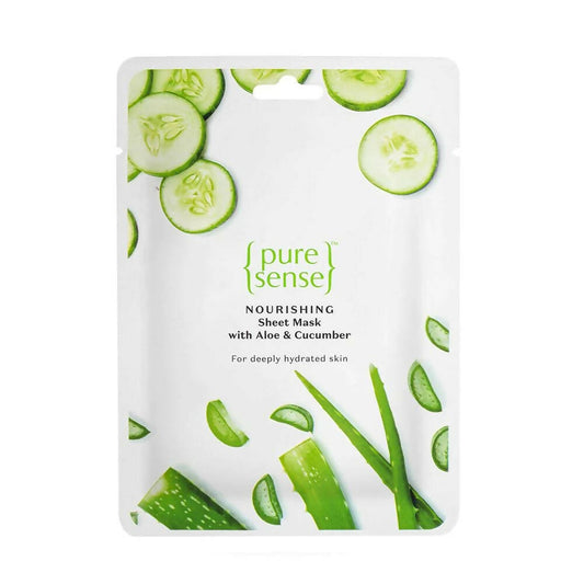 PureSense Nourishing Sheet Mask with Aloe Vera & Cucumber - usa canada australia