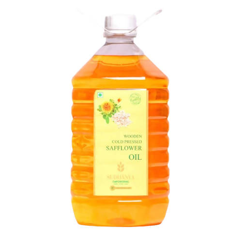 Sudhanya Safflower Oil - Wooden Cold Pressed - BUDNE