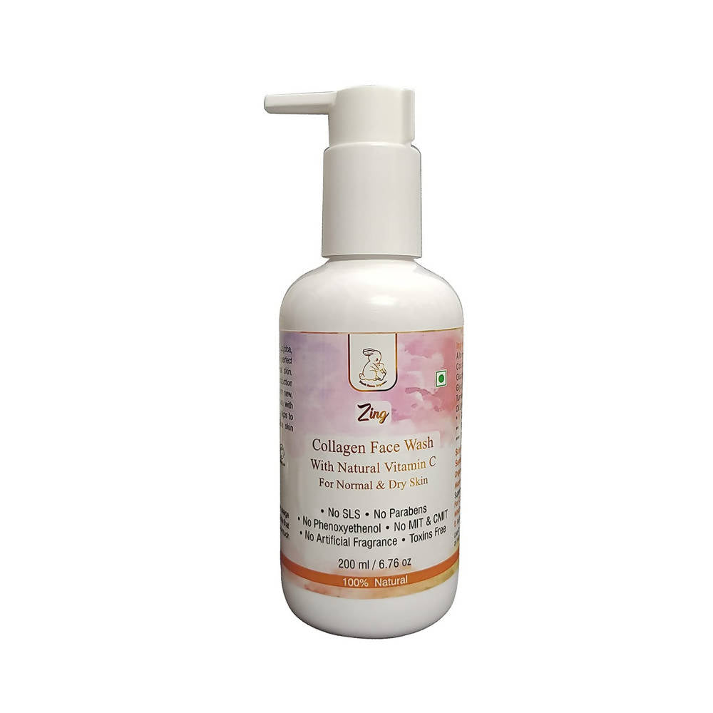 Blush Bunny Organies Zing Collagen Face Wash - BUDNE